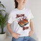 "Slow Burn - Flaming Book" Graphic T-Shirt