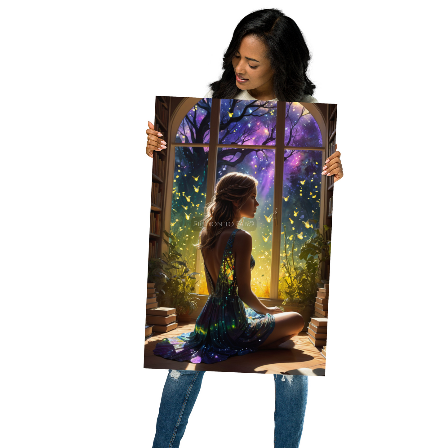 "Enchanted Night Reader" Poster