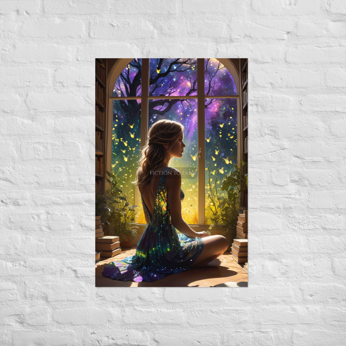 "Enchanted Night Reader" Poster