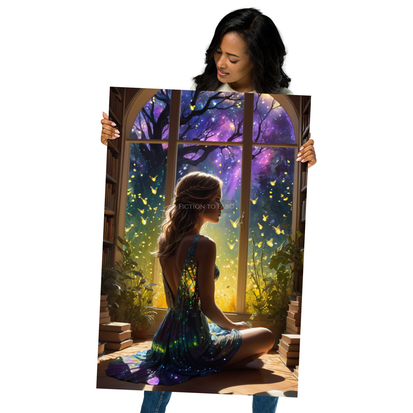 "Enchanted Night Reader" Poster