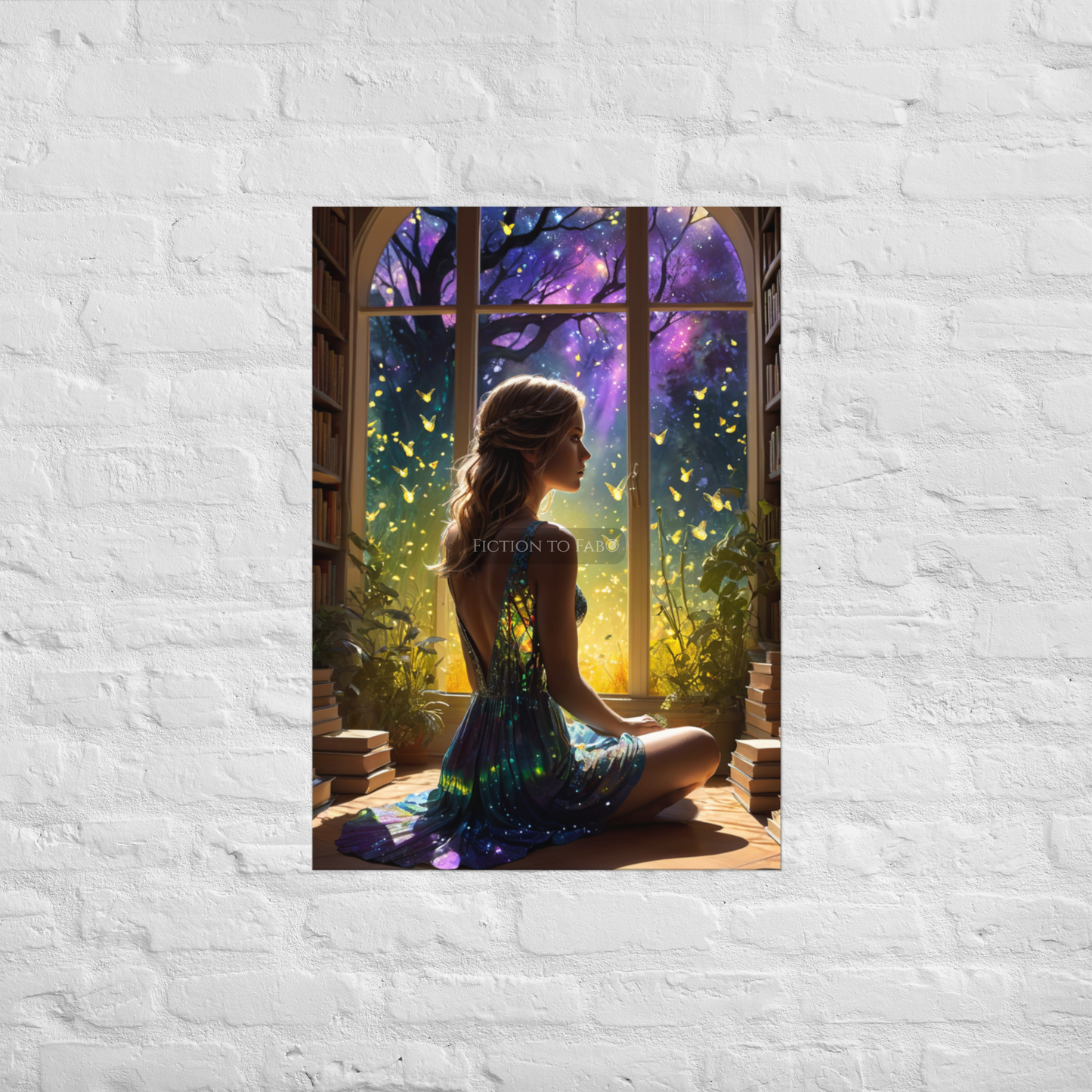 "Enchanted Night Reader" Poster