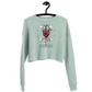 "Enemies to Lovers" Cropped Sweatshirt - Bookish Romance Trope Design